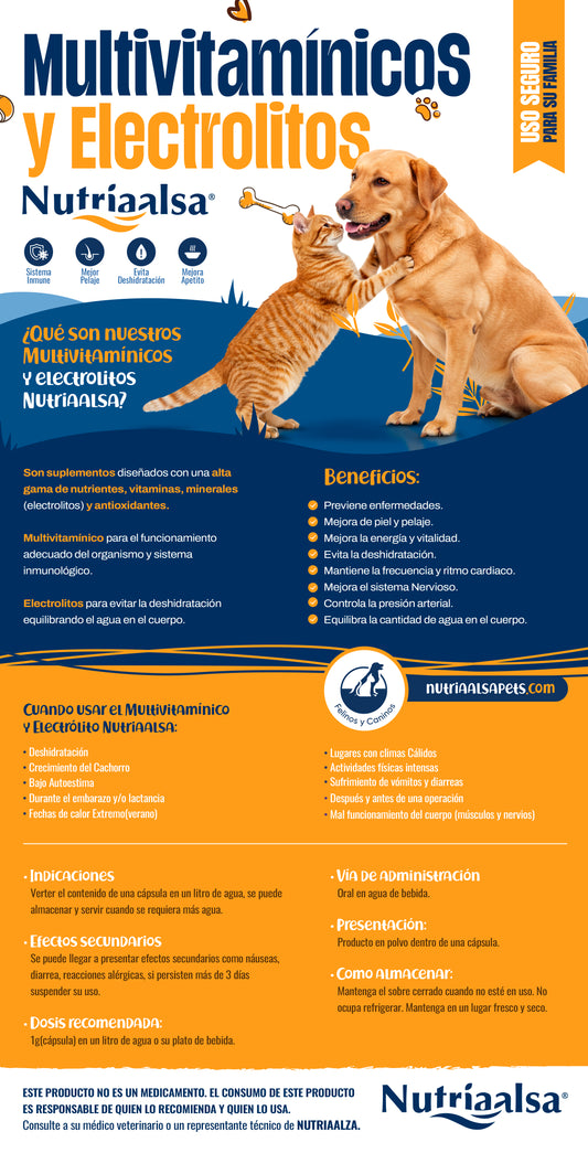 Multivitaminico para Perros y Gatos