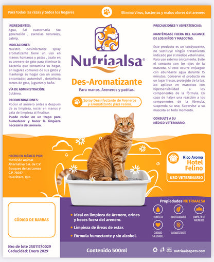 Desinfectante Spray 500ml Perros