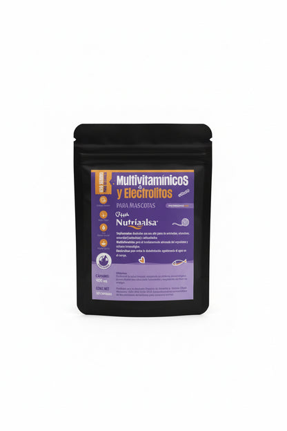 Multivitaminico para Gatos 30 cápsulas (1 Litro de agua por Cápsula)